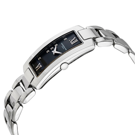 Raymond Weil Shine Diamond Black Dial Ladies Watch 1500-ST-00785