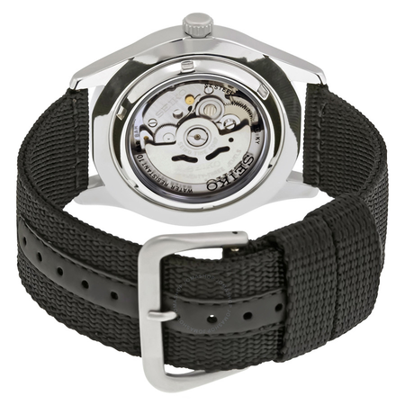 Seiko 5 Sport Automatic Black Canvas Men's Watch SNZG15