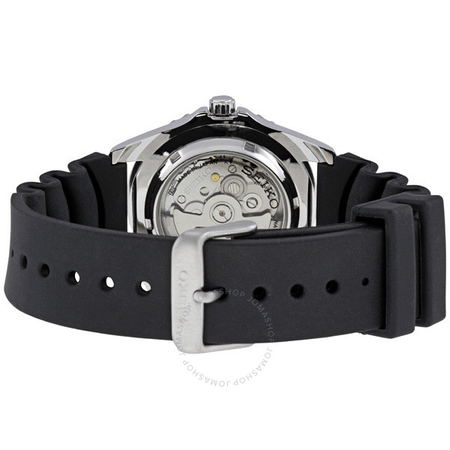 Seiko 5 Sports Automatic Black Dial Black Rubber Men's Watch SNZF17J2