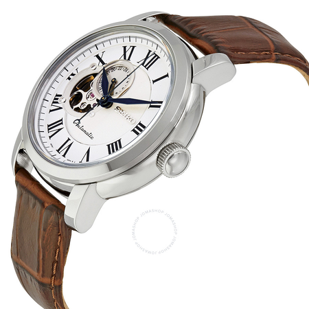 Seiko Automatic Silver Cut-Out Dial Men's Watch SSA231