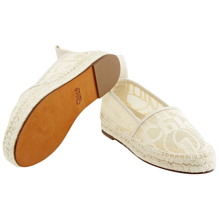 Chloe Ladies Beige Espadrilles CHC19U183D26J1