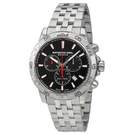 Raymond Weil Tango Black Dial Men's Chronograph Watch 8560-ST2-20001