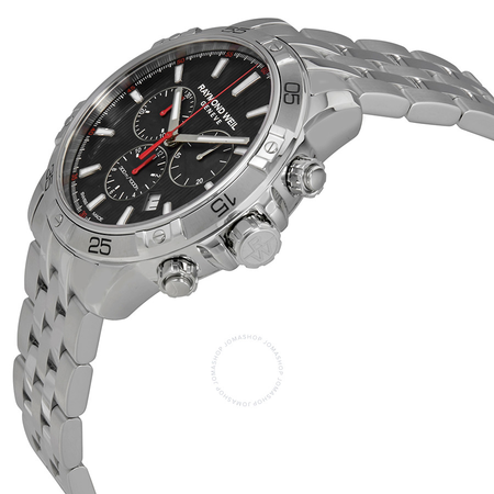 Raymond Weil Tango Black Dial Men's Chronograph Watch 8560-ST2-20001