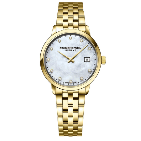 Raymond Weil Toccata Quartz Diamond Mother of Pearl Dial Ladies Watch 5985-P-97081 5985-P-97081