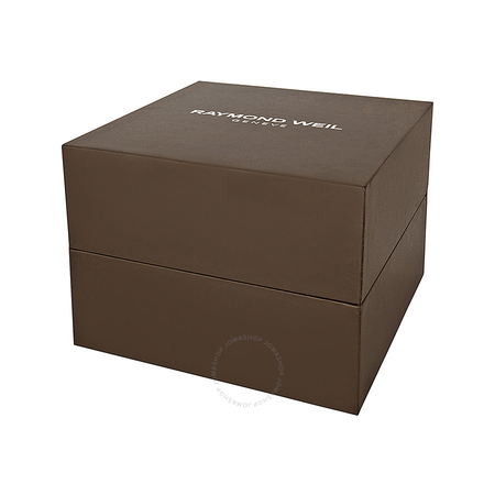 Raymond Weil Jasmine Silver Dial Black Leather Ladies Watch 2935-STC-00659