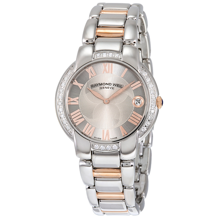 Raymond Weil Jasmine Silver Dial Two-tone Diamond Ladies Watch 5235-S5S-01658