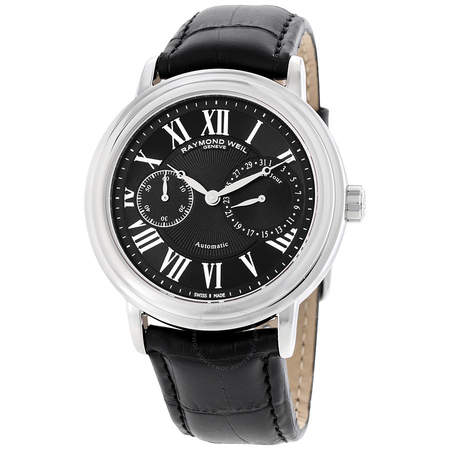 Raymond Weil Maestro Automatic Black Dial Men's Watch 2846-STC-002 2846-STC-00209