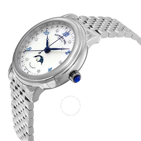 Raymond Weil Maestro Moonphase Automatic Mother of Pearl Dial Stainless Steel Ladies Watch 2739-ST-05985