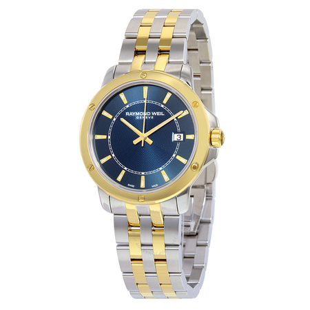 Raymond Weil Tango Blue Dial Two-tone Men's Watch 5591-STP-50001