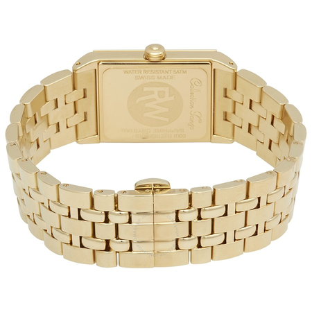 Raymond Weil Tango White Dial 18kt Yellow Gold-plated Men's Watch 5381-P-00308