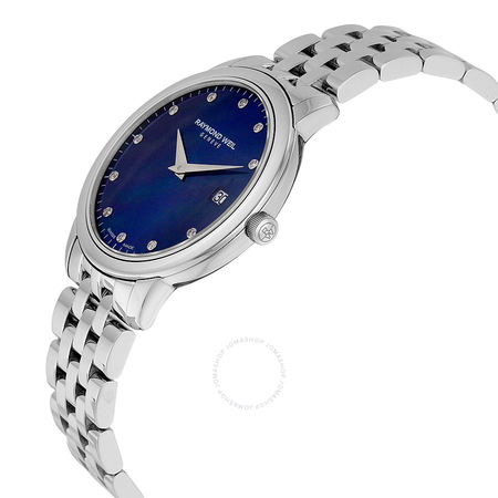 Raymond Weil Toccata Blue Diamond Dial Ladies Watch 5388-ST-50081
