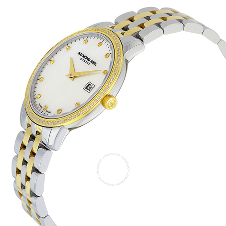 Raymond Weil Toccata Mother of Pearl Diamond Dial Two-tone Ladies Watch 5388-SPS-97081