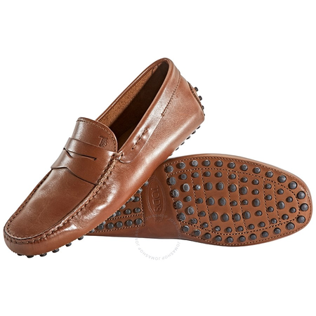 Tod's Men's Cocoa Gommini Moccassin Driver Shoes XXM0EO00010D90S801