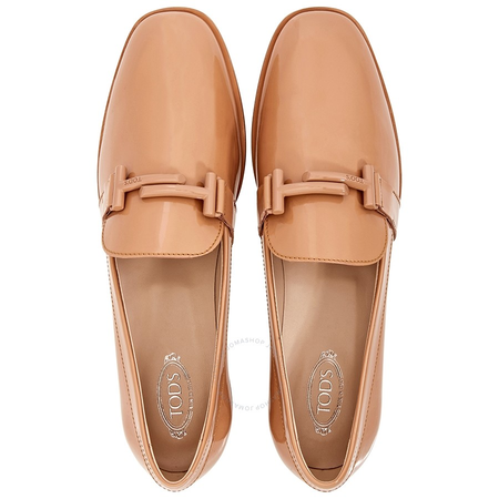 Tod's Womens Double T Loafers in Cameo XXW36A0T900OW0M018