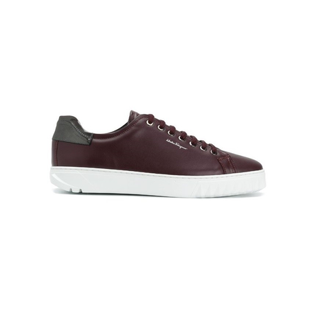 Ferragamo Men's Clyde Sneakers in Wine 02A888 686295