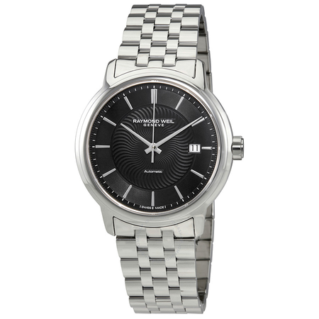 Raymond Weil Maestro Black Dial Men's Watch 2237-ST-20001