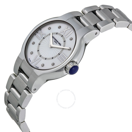 Raymond Weil Noemia Mother of Pearl Diamond Dial Ladies Watch 5932-ST-00995