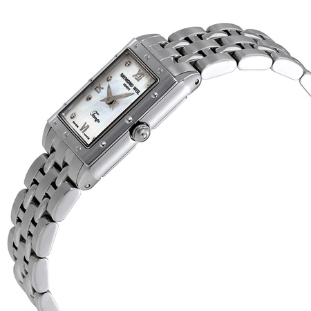 Raymond Weil Tango Mother of Pearl Diamond Dial Ladies Watch 5971-ST-00995