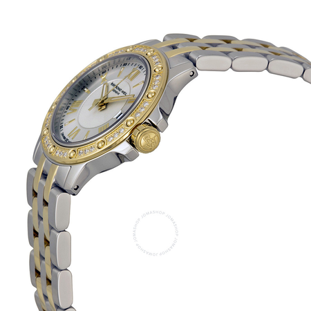 Raymond Weil Tango Silver Dial Two Tone Steel Ladies Watch 5399-SPS-00657