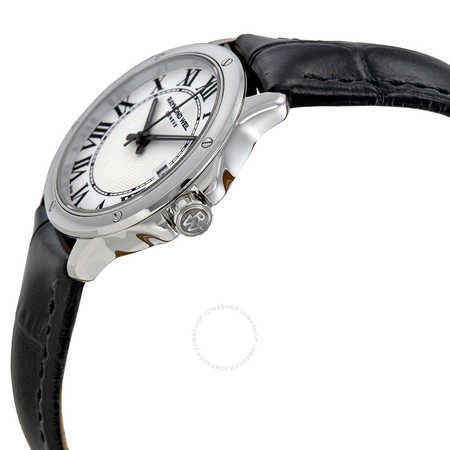 Raymond Weil Tango White Dial Black Leather Ladies Watch 5391-L1-00300