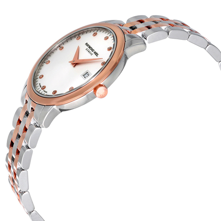 Raymond Weil Toccata Silver Dial Ladies Two Tone Watch 5388-SP5-C6581
