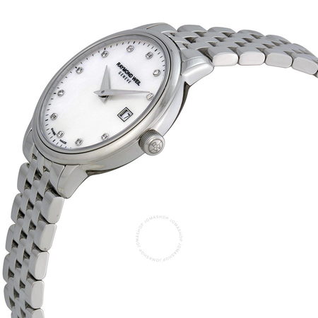 Raymond Weil Toccata Diamond White Mother of Pearl Dial Ladies Watch 5988-ST-97081