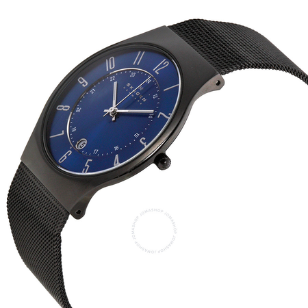 Skagen Denmark Blue Dial Titanium Men's Watch 233XLTMN T233XLTMN