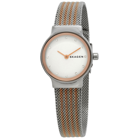 Skagen Freja Crystal White Dial Ladies Watch SKW2699