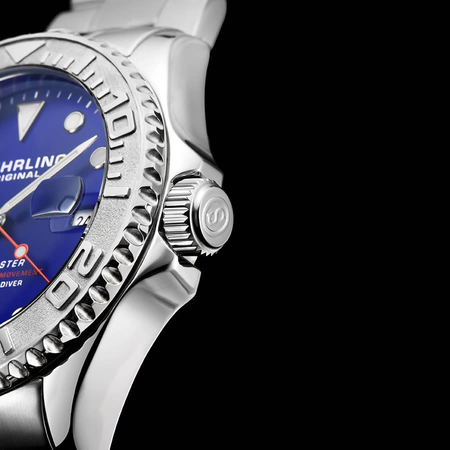 Stuhrling Original Aquadiver Automatic Blue Dial Men's Watch M13538