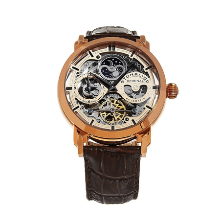 Stuhrling Original Legacy Automatic Rose Gold Dial Men's Watch M13522