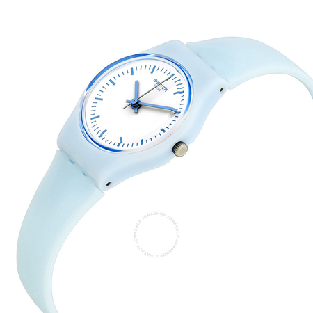 Swatch Clearsky White Dial Ladies Watch LL119