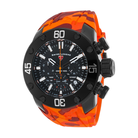 Swiss Legend Lionpulse Chronograph Men's Watch 10617SM-BB-01-OAS SL-10617SM-BB-01-OAS
