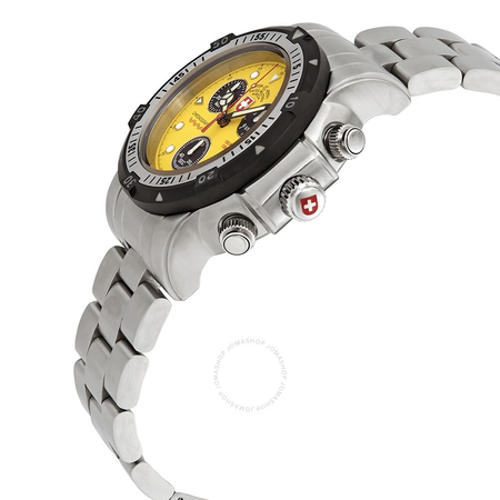 Swiss Military Seawolf I Chronograph Yellow Dial Men's Watch 1728