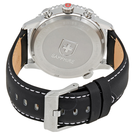 Swiss Military Thunderbolt Red Dial Men's Chronograph Leather Watch 29531