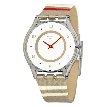 Swatch Open Box - Swatch La Classe White Dial Ladies Quartz Watch SFM131 SFM131