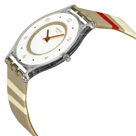 Swatch Open Box - Swatch La Classe White Dial Ladies Quartz Watch SFM131 SFM131