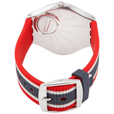 Swatch Open Box - Swatch Skinflag Quartz White Dial Unisex Watch SYXS114 SYXS114