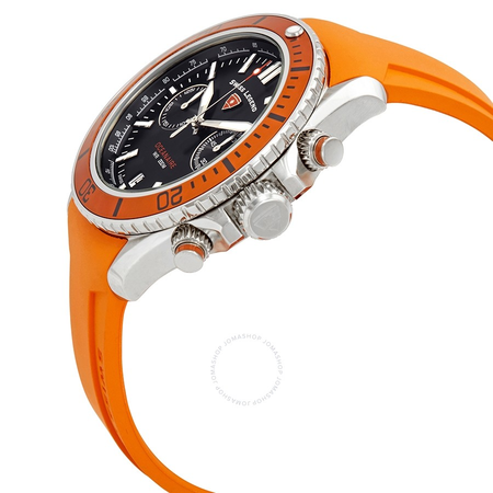 Swiss Legend Open Box - Swiss Legend Oceanaire Chronograph Black Dial Watch SL-13857SM-01-OAS SL-13857SM-01-OAS