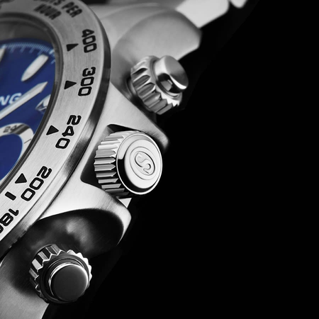 Stuhrling Original Monaco Quartz Blue Dial Men's Watch M13567