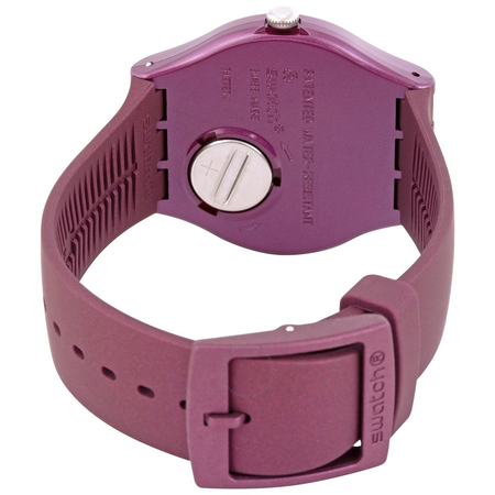 Swatch BURGUNDAZING Quartz Ladies Watch SUOR402