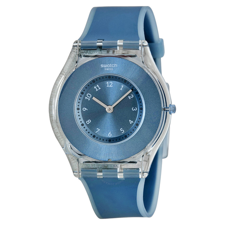 Swatch Dive In Blue Dial Blue Silicone Ladies Watch SFS103