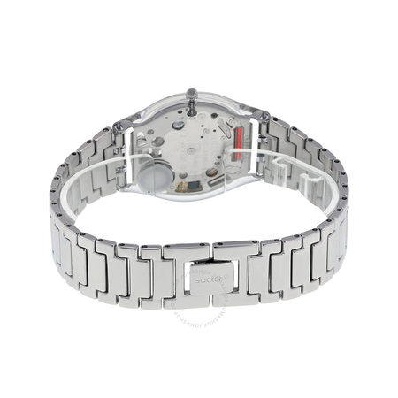 Swatch Drawer Silver Dial Stainless Steel Ladies Watch SFK393G