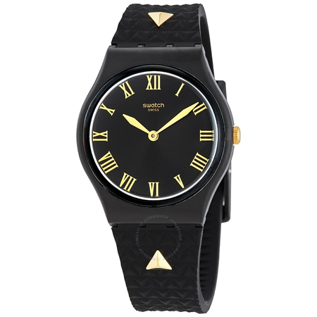 Swatch LANCELOT Quartz Black Dial Ladies Watch GB324