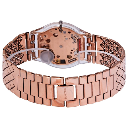 Swatch Pink Cushion Pink Dial Ladies Watch SFE110GA
