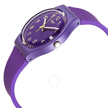 Swatch Purplazing Quartz Purple Dial Ladies Watch GV402