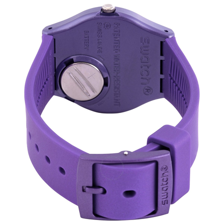 Swatch Purplazing Quartz Purple Dial Ladies Watch GV402