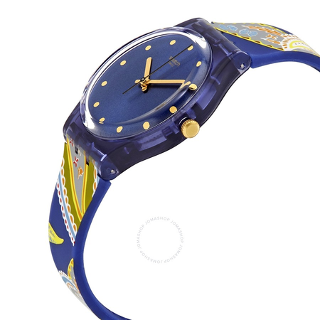 Swatch Silky Way Quartz Blue Dial Ladies Watch GN263