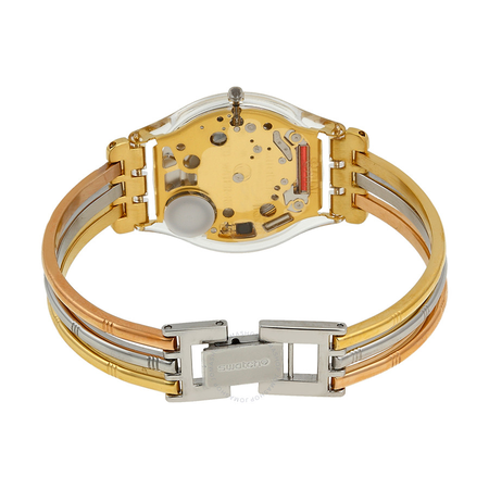 Swatch Skin Classic Tri-colored Stainless Steel Ladies Watch SFK240A