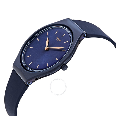 Swatch Skinazuli Quartz Blue Dial Ladies Watch SVON104