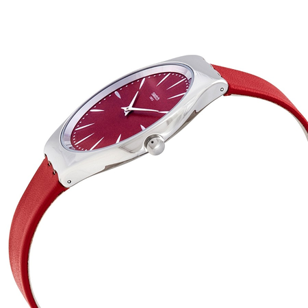 Swatch Skindream Quartz Red Dial Watch SYXS119